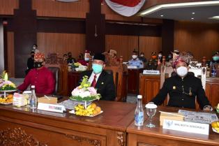 Pjs Bupati Musi Rawas hadiri Rapat Paripurna DPRD Lubuklinggau dalam rangka HUT ke-19 Kota Lubukling