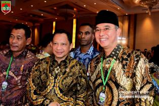 Bupati Musi Rawas H Hendra Gunawan menghadiri Rakornas Investasi 2020